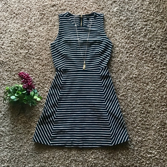 J. Crew Dresses & Skirts - J.Crew striped fit and flare dress